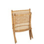 Voir la diapositive 5 : Paris Prix Fauteuil Pliant en Teck  Moises  78cm Naturel