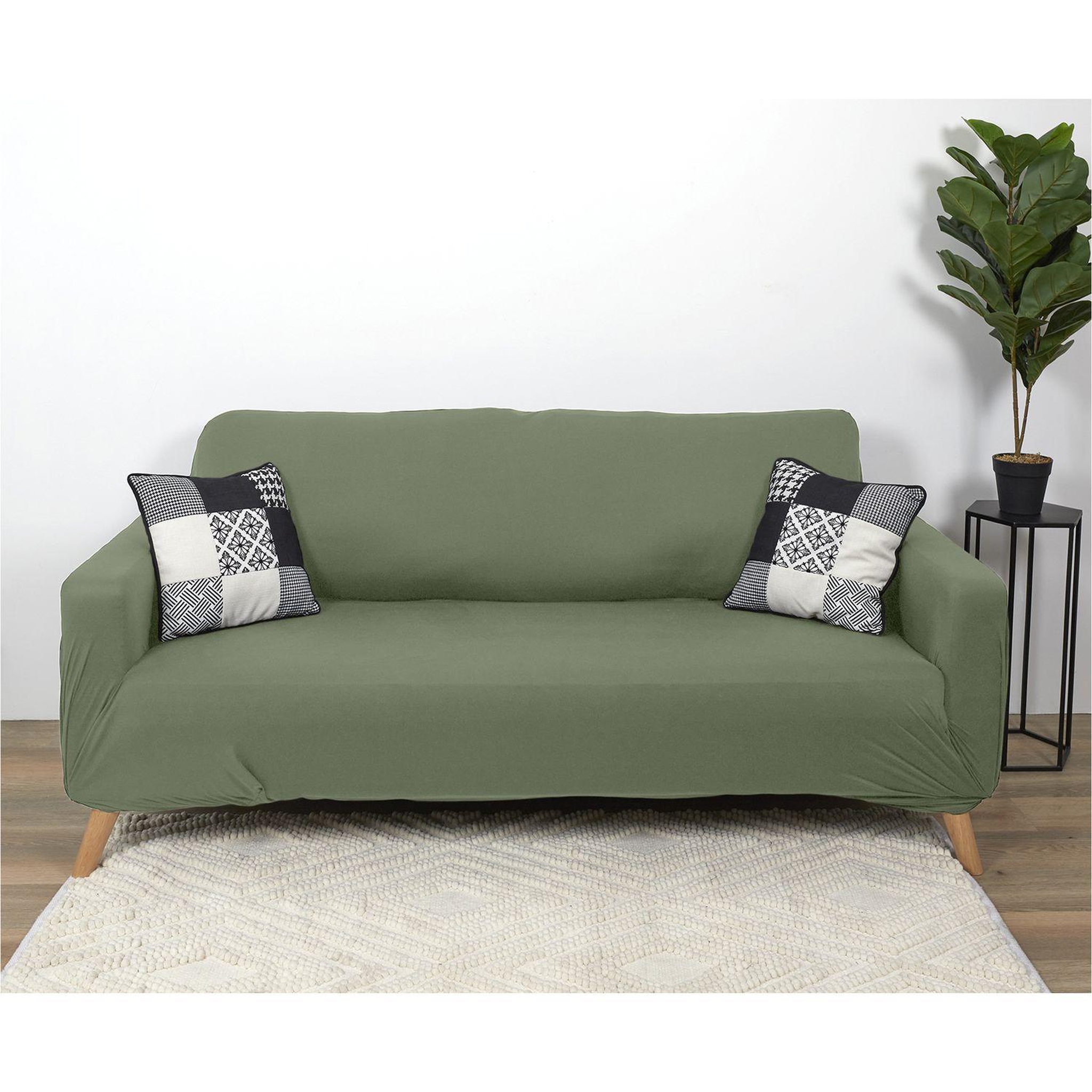 Voir la diapositive 2 : The Home Deco Factory Housse extensible pour canapé 2 places
