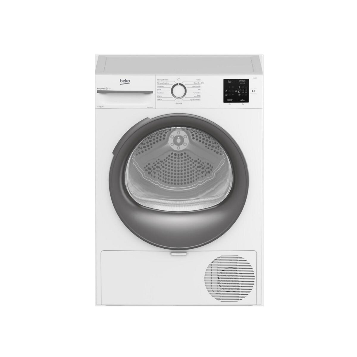 Beko Sèche-linge pompe à chaleur 60cm 9 kg - D3H19302W