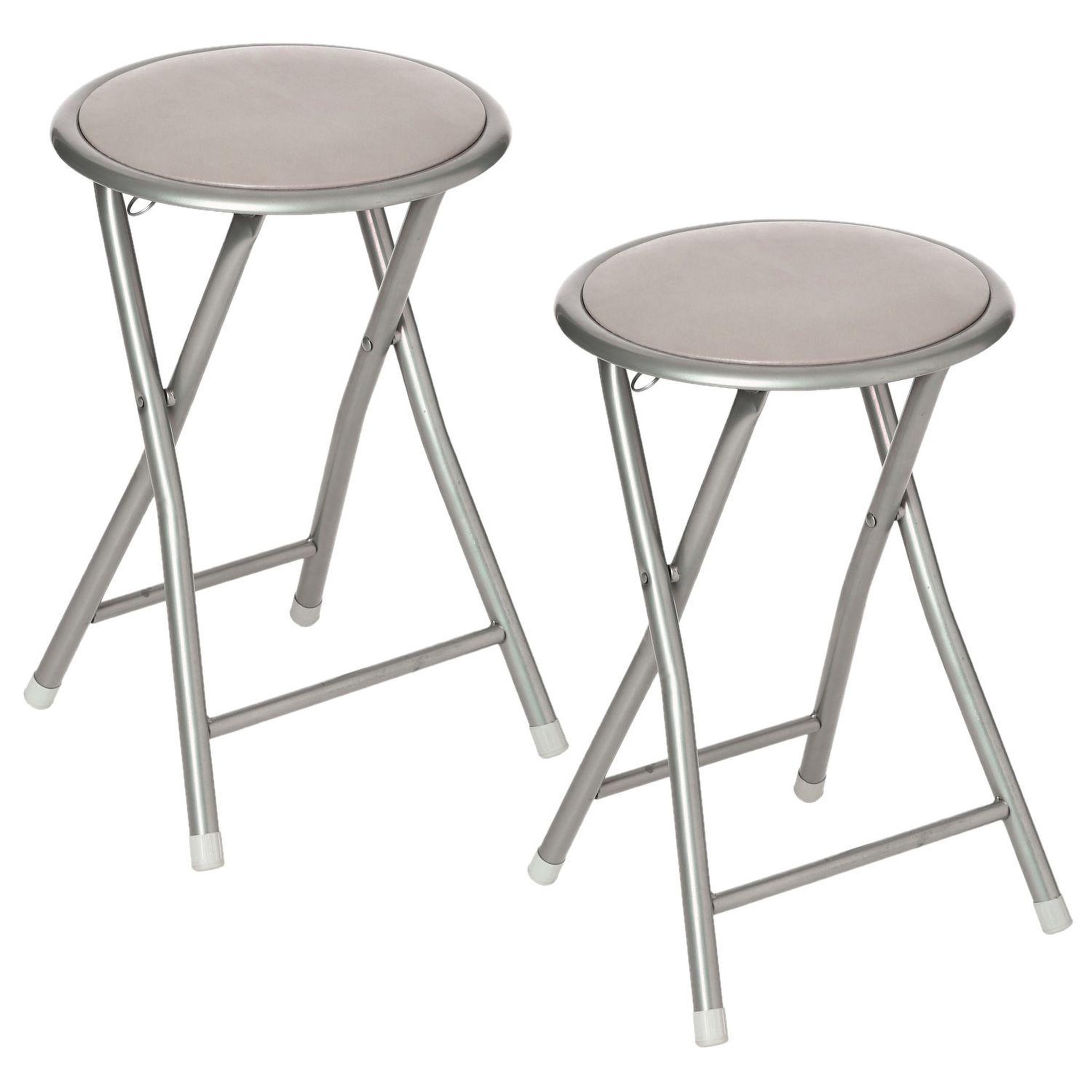 Voir la diapositive 1 : FIVE Lot de 2 Tabourets pliants en PVC