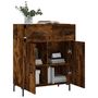 Voir la diapositive 4 : VIDAXL Buffet chene fume 69,5x34x90 cm bois d'ingenierie