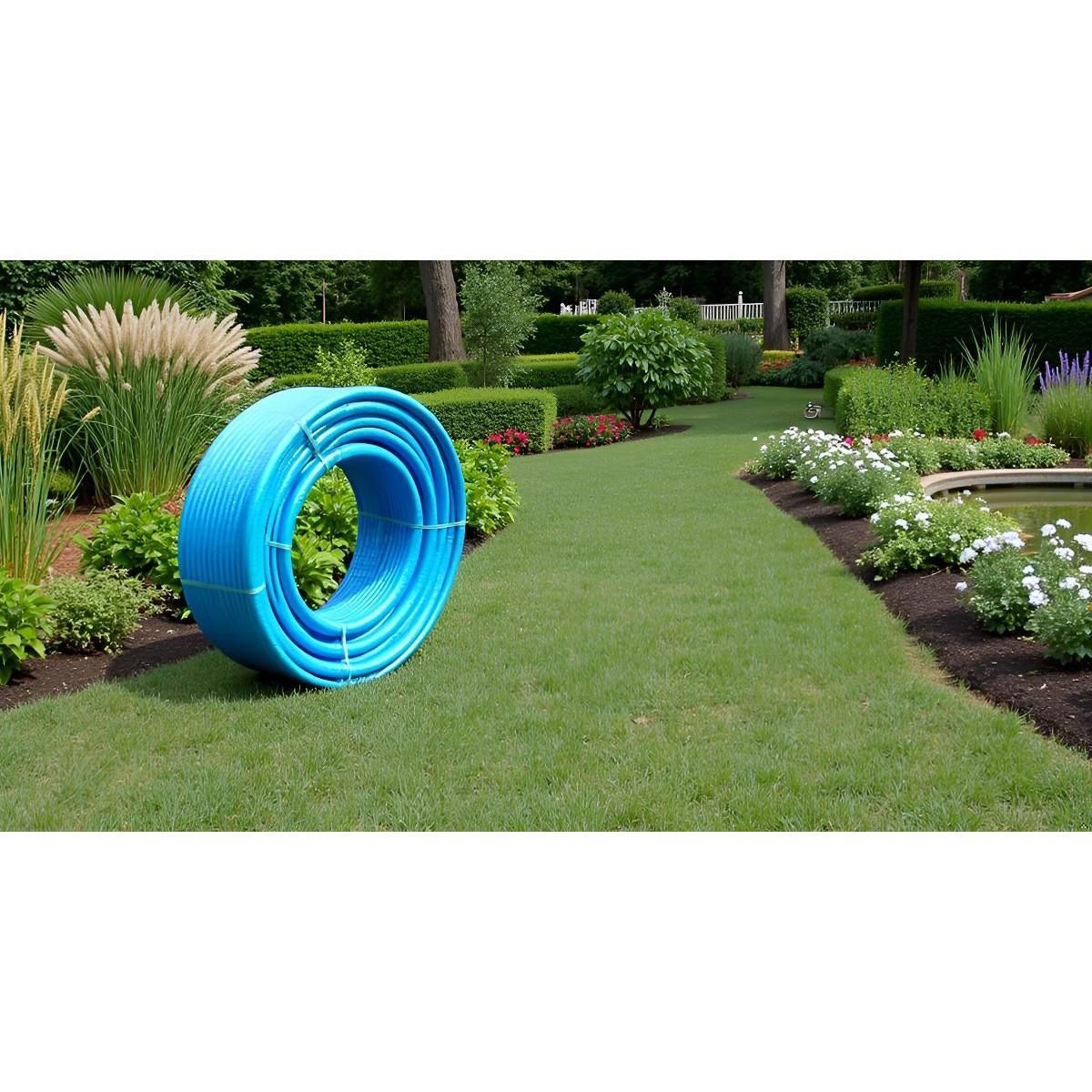 VITO Garden Tuyau Arrosage 50m Ultra renforcé Anti-UV, Flexible et Haute résistance Diamètre 19mm Jardin Potager VITO