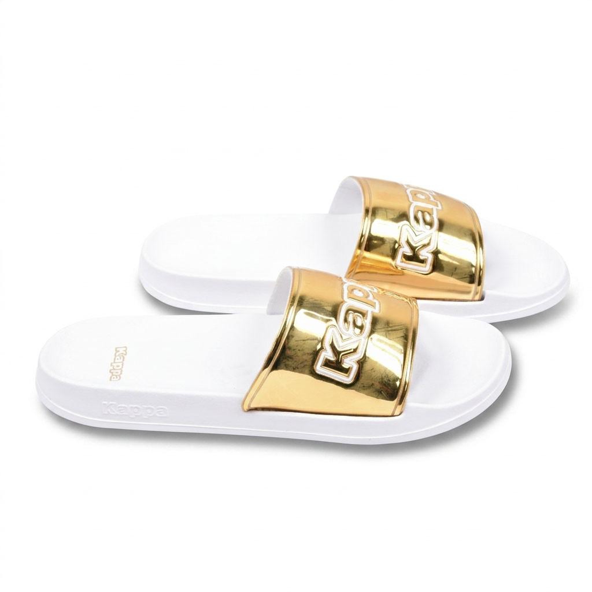 Voir la diapositive 3 : KAPPA KAPPA Claquette Femme Piscine Glitter Glossy Léopard