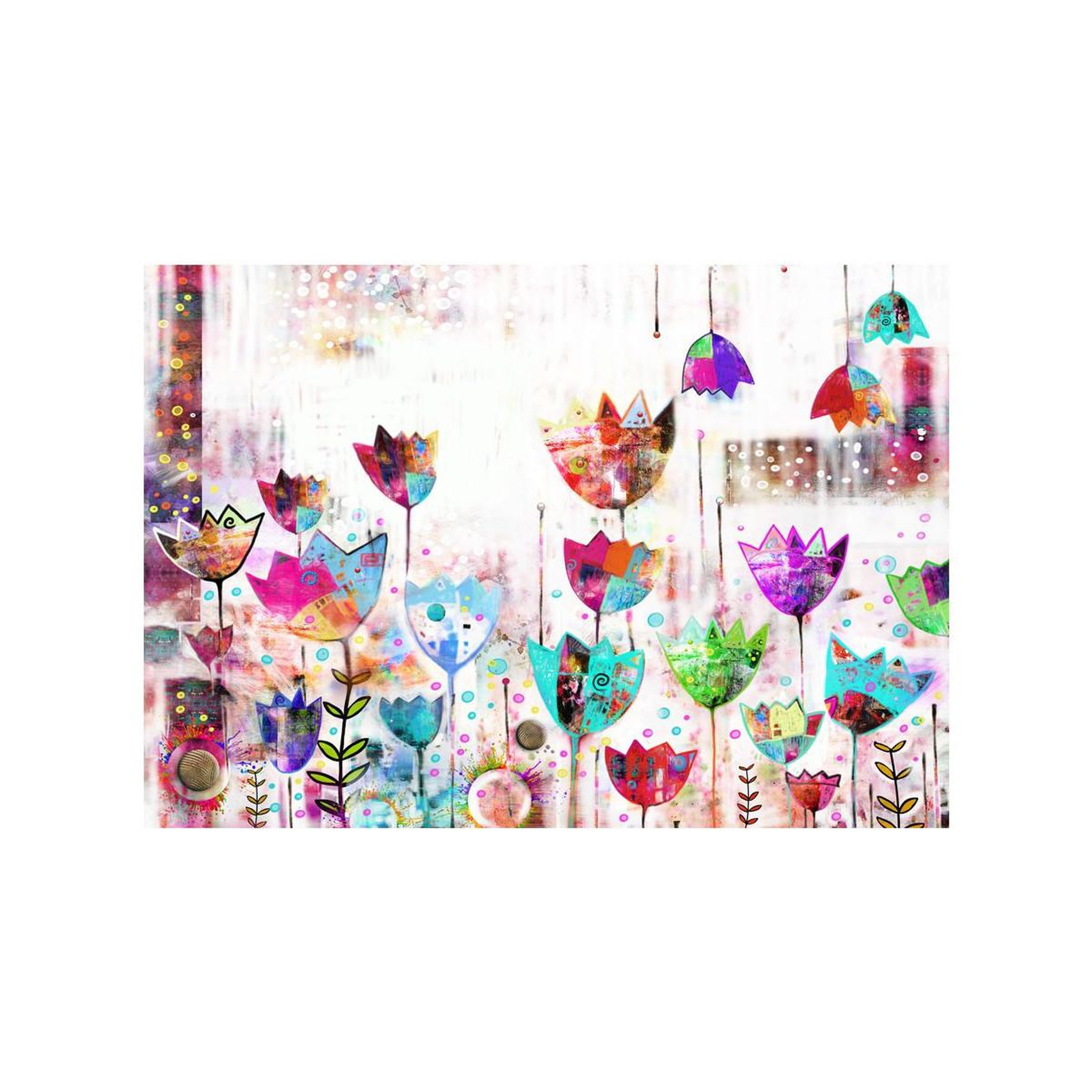Voir la diapositive 2 : Paris Prix Papier Peint  Colorful Tulips