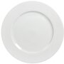 Lot de 12 assiettes plates 27 cm en porcelaine blanche