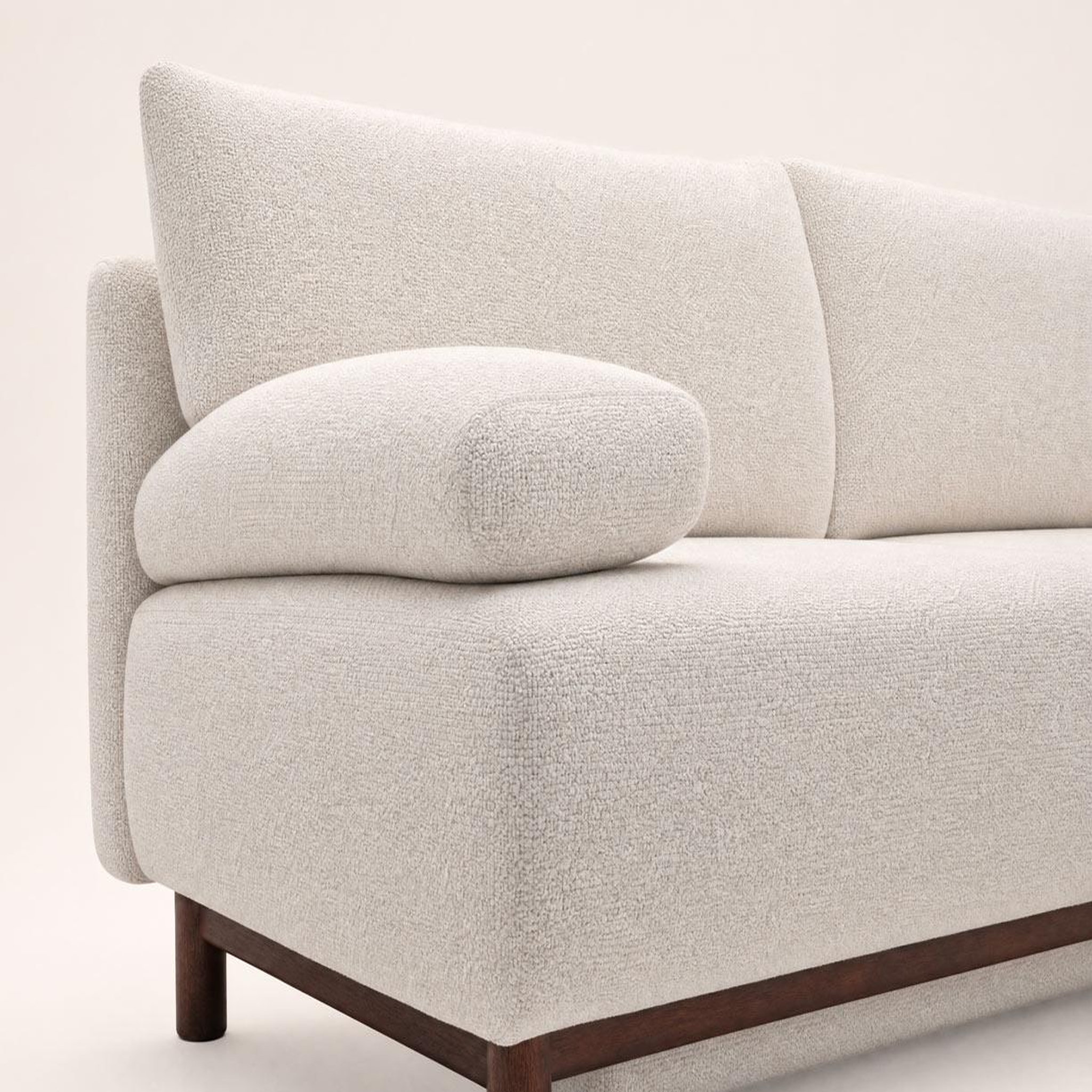Voir la diapositive 5 : BEST MOBILIER Hortense - canapé droit 3 places convertible avec coffre en velours texturé