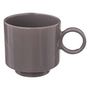 Voir la diapositive 2 : SECRET DE GOURMET Lot de 6 Mugs en Céramique  Anne  38cl Gris