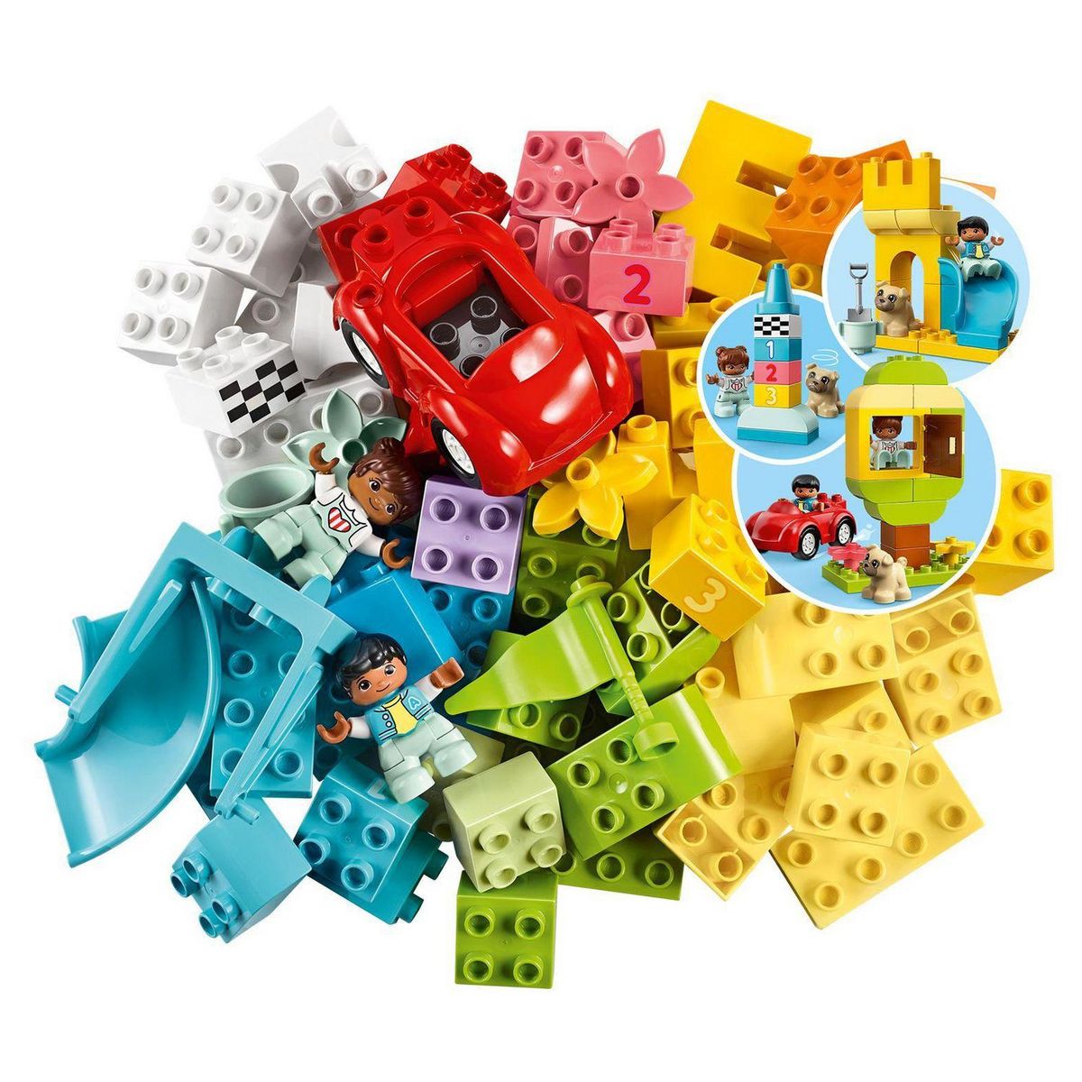 LEGO DUPLO Classic 10914 La Boîte de Briques Deluxe Jeu de Construction pour Bébés 1 an