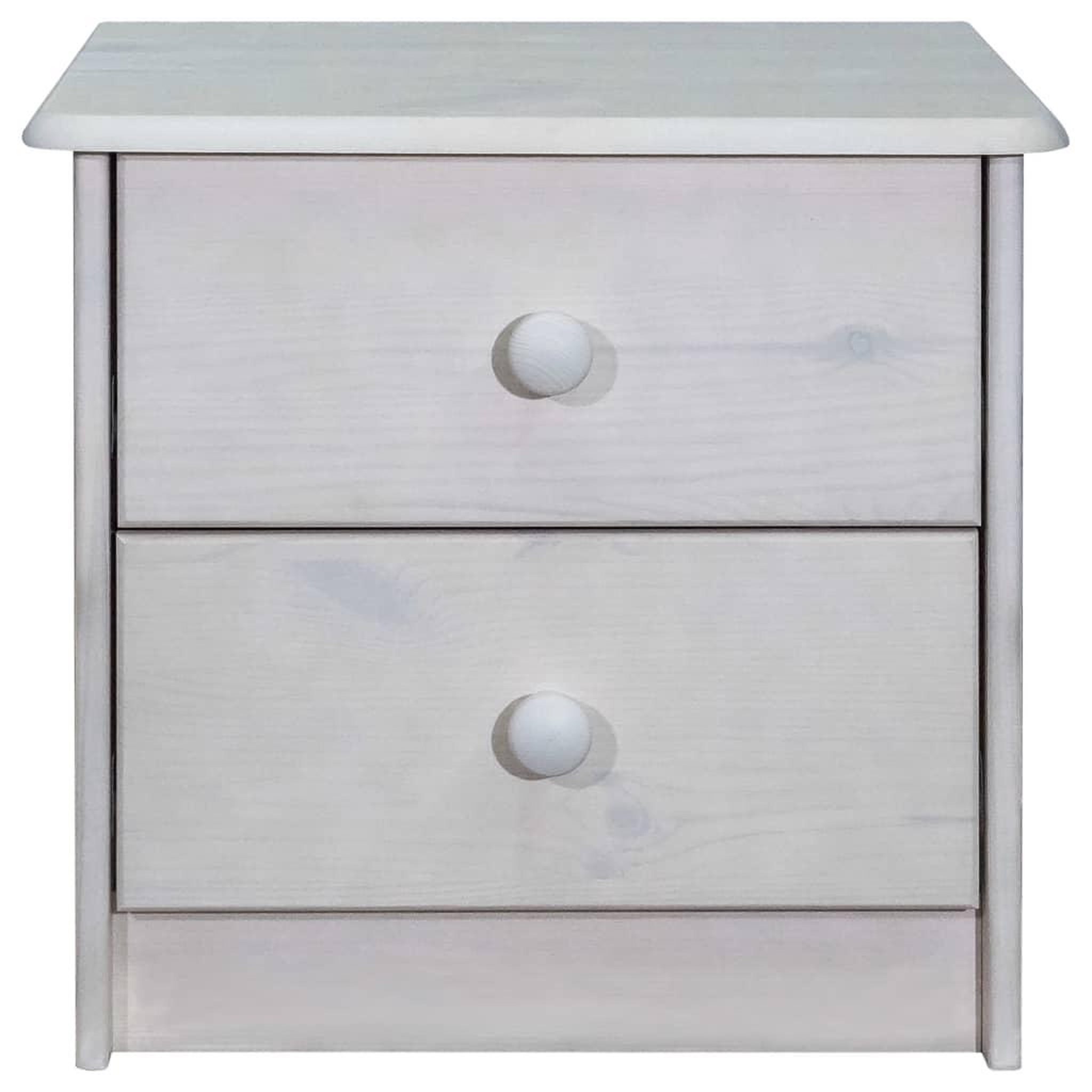 Voir la diapositive 2 : VIDAXL Table de chevet 43x34x40 cm Bois de pin solide