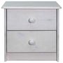 Voir la diapositive 2 : VIDAXL Table de chevet 43x34x40 cm Bois de pin solide