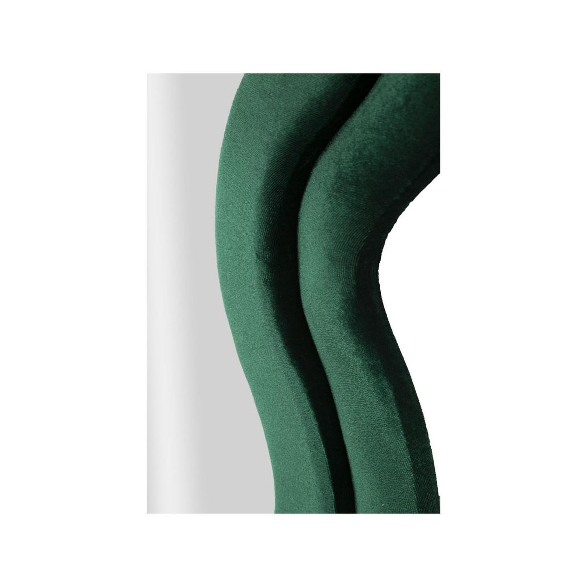 Voir la diapositive 4 : Paris Prix Miroir Mural en Velours  Monica  160cm Vert
