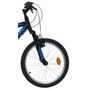 Voir la diapositive 4 : Vélo VTT 20'' Tout Suspendu Garçon  Twister  pour enfant de 115 à 130 cm - Fourche télescopique - 6 Vitesses  - Dérailleur Shimano TY21 - Béquille -Frein V-brake