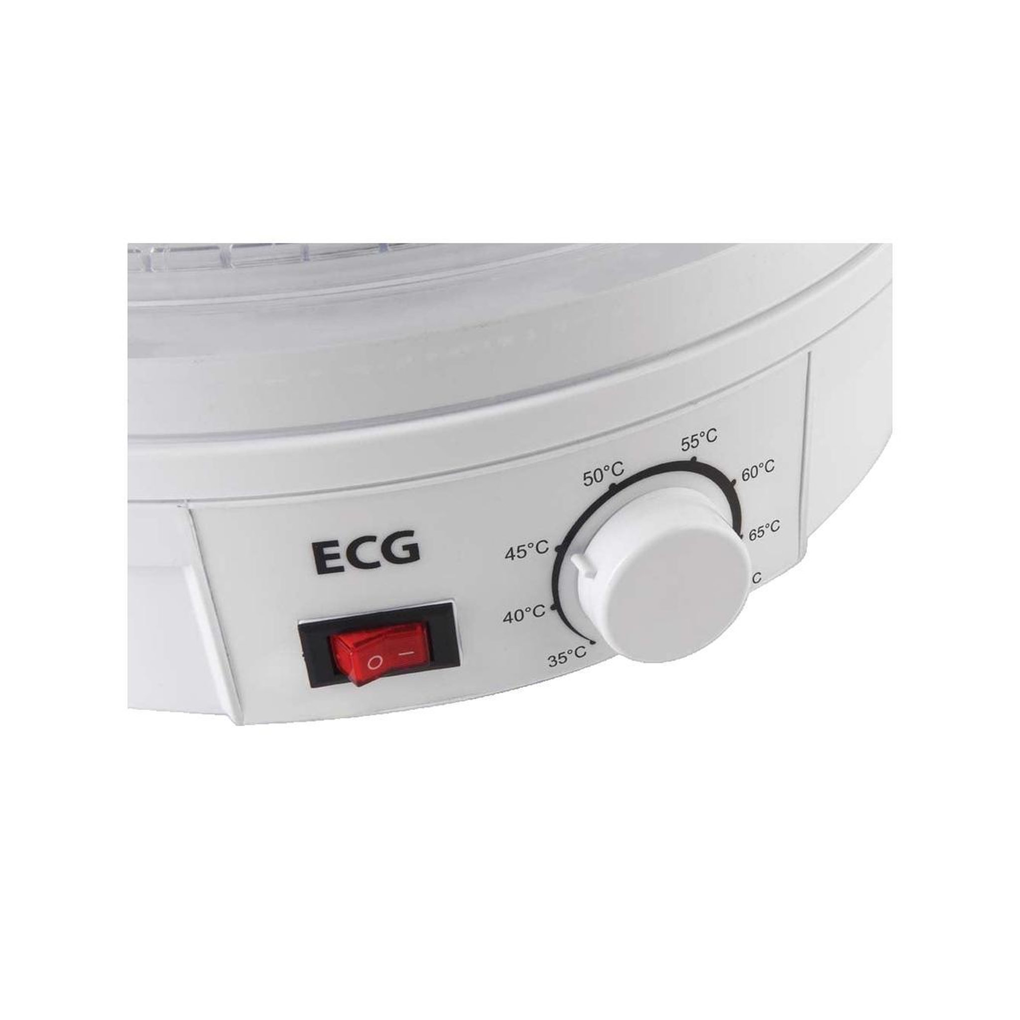 Voir la diapositive 3 : ELECOOM Déshydrateur ECG SO 375 Blanc et Transparent