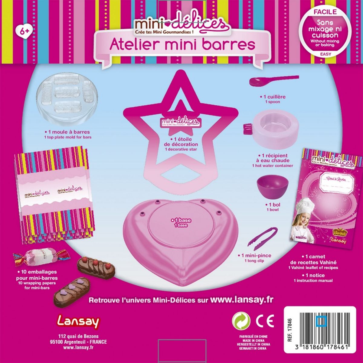 LANSAY Mini Délices Atelier Mini Barres en Chocolat