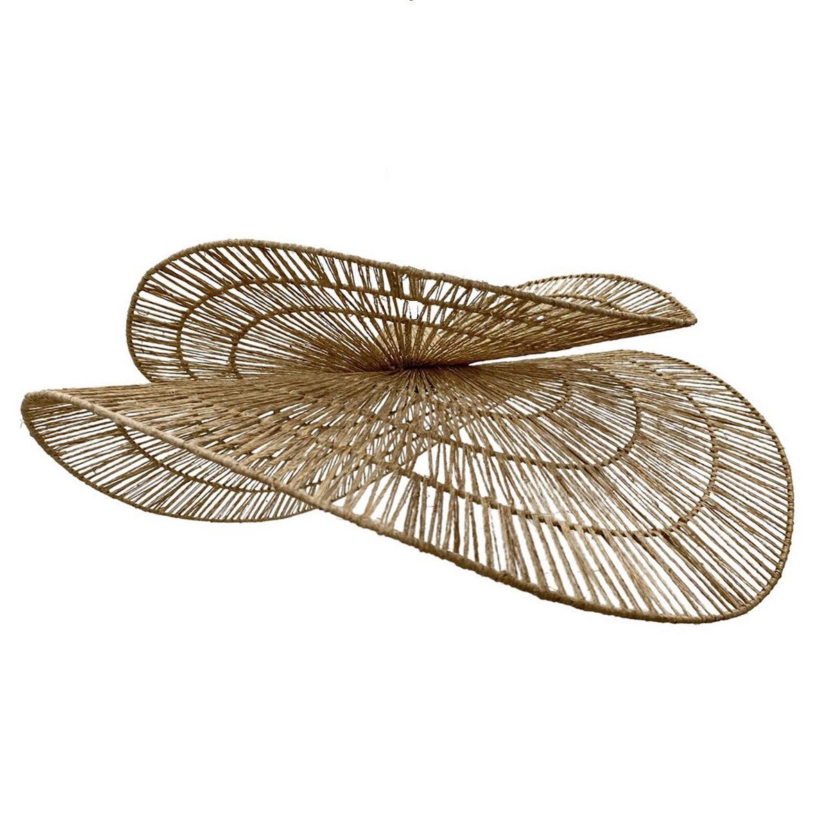 Lumisky Abat-jour SOLARA Bois Jute H21cm
