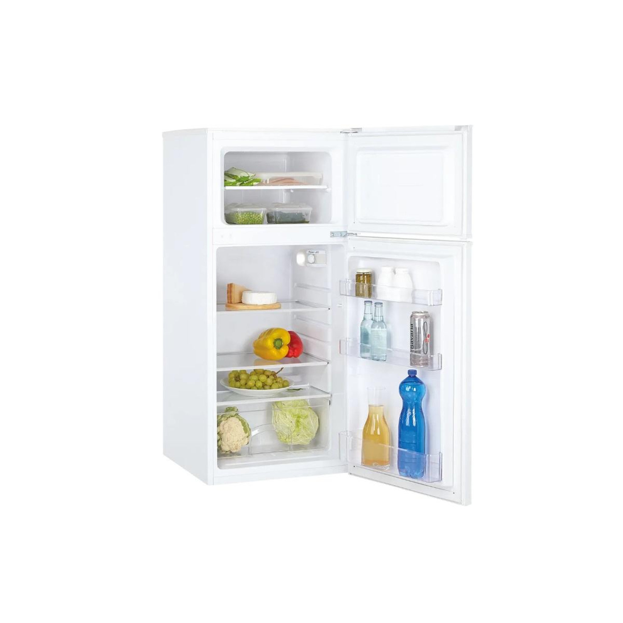Voir la diapositive 3 : Candy Réfigérateur double portes 50cm 151l statique blanc - cdh1s513ew