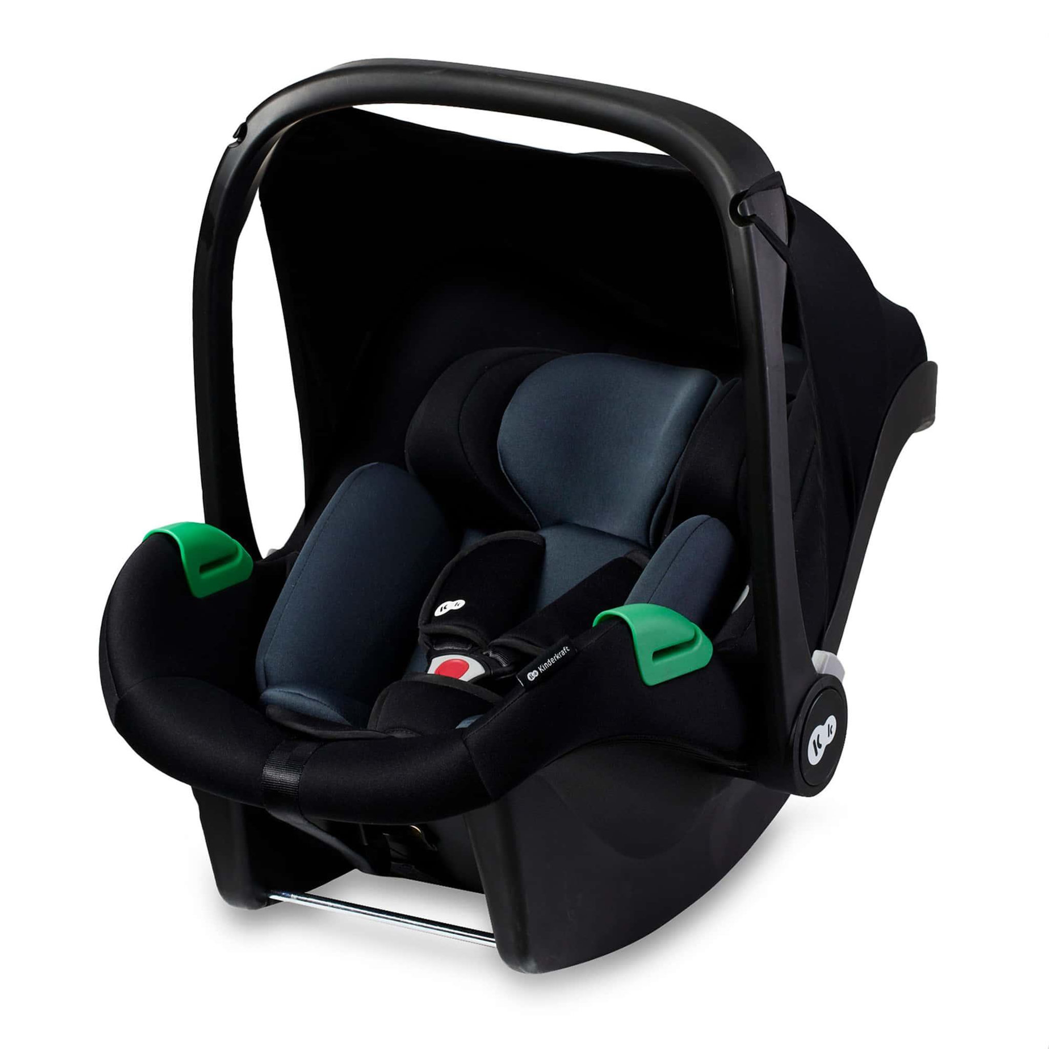 KINDERKRAFT Siège auto i-Size naissance avec protections renforcées. Coloris disponibles : Gris, Noir