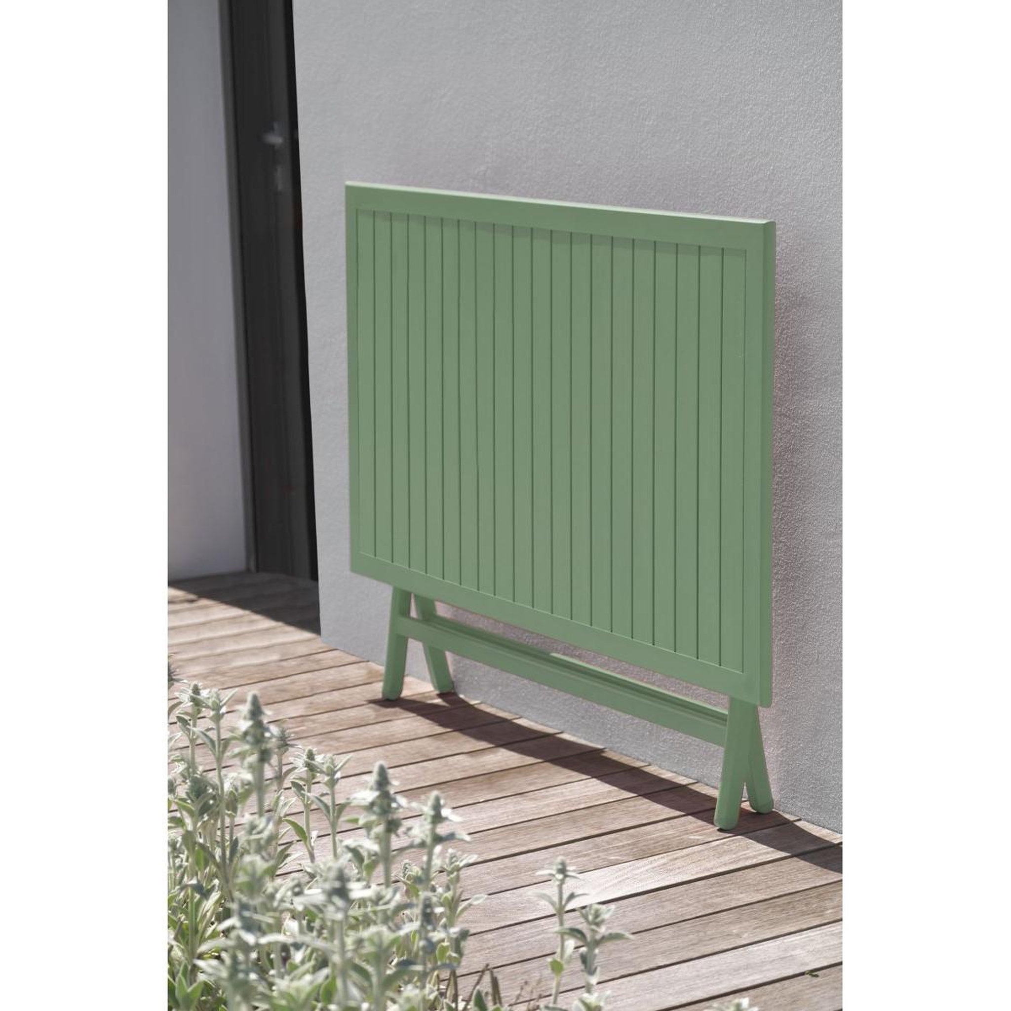 Voir la diapositive 3 : Paris Prix Table de jardin pliante  marius  140cm vert lagune