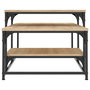 Voir la diapositive 5 : VIDAXL Table basse chene sonoma 102x60x45 cm bois d'ingenierie