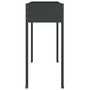 Voir la diapositive 5 : VIDAXL Jardiniere Anthracite 100,5x40,5x90 cm Acier galvanise