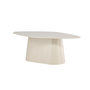 Voir la diapositive 3 : Paris Prix Table à Manger Design  Diamond  210cm Beige