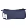 AUCHAN Trousse scolaire triangulaire polyester FOOTBALL STREET CODE bleu