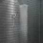VIDAXL Ensemble de douche a deux tetes avec douchette Acier inoxydable
