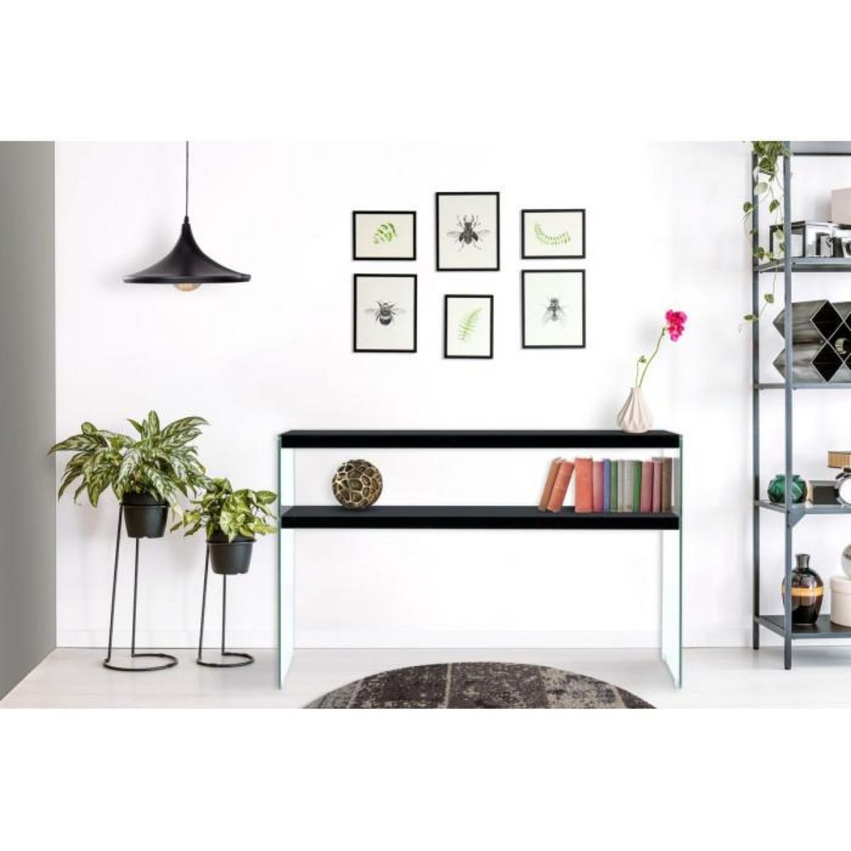 Paris Prix Console Design  Elementary  110cm Noir