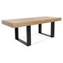 Voir la diapositive 1 : Table de séjour salle à manger fixe style industriel 225 cm MILTON