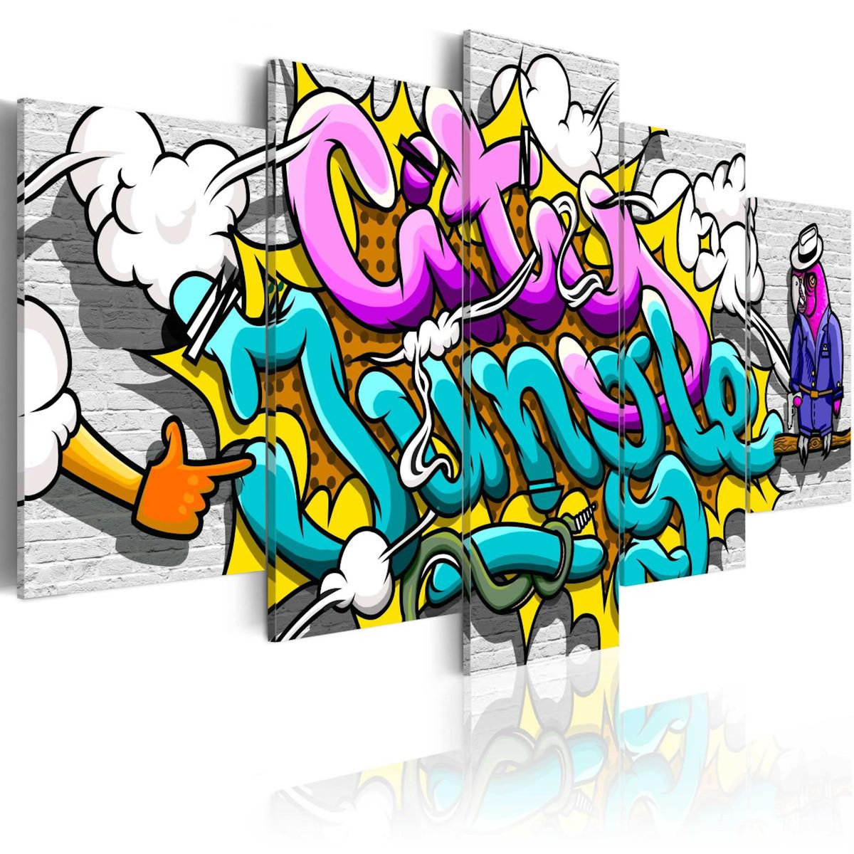 Paris Prix Tableau Imprimé  Graffiti : City Jungle