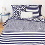 Voir la diapositive 3 : Home collection Parure housse de couette 100% coton 57fils capri