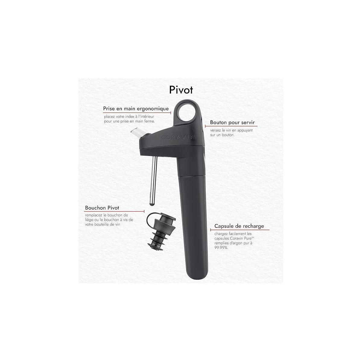 Coravin Système de préservation Pivot+