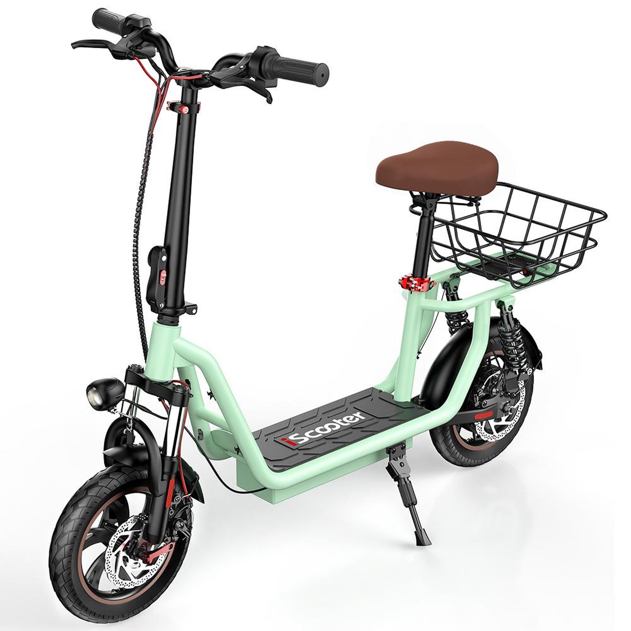 Voir la diapositive 2 : ISCOOTER iScooter i12 Trottinette électrique urbaine, 500 W, 36 V 7,5 Ah, 25 km/h, pneus de 12 pouces