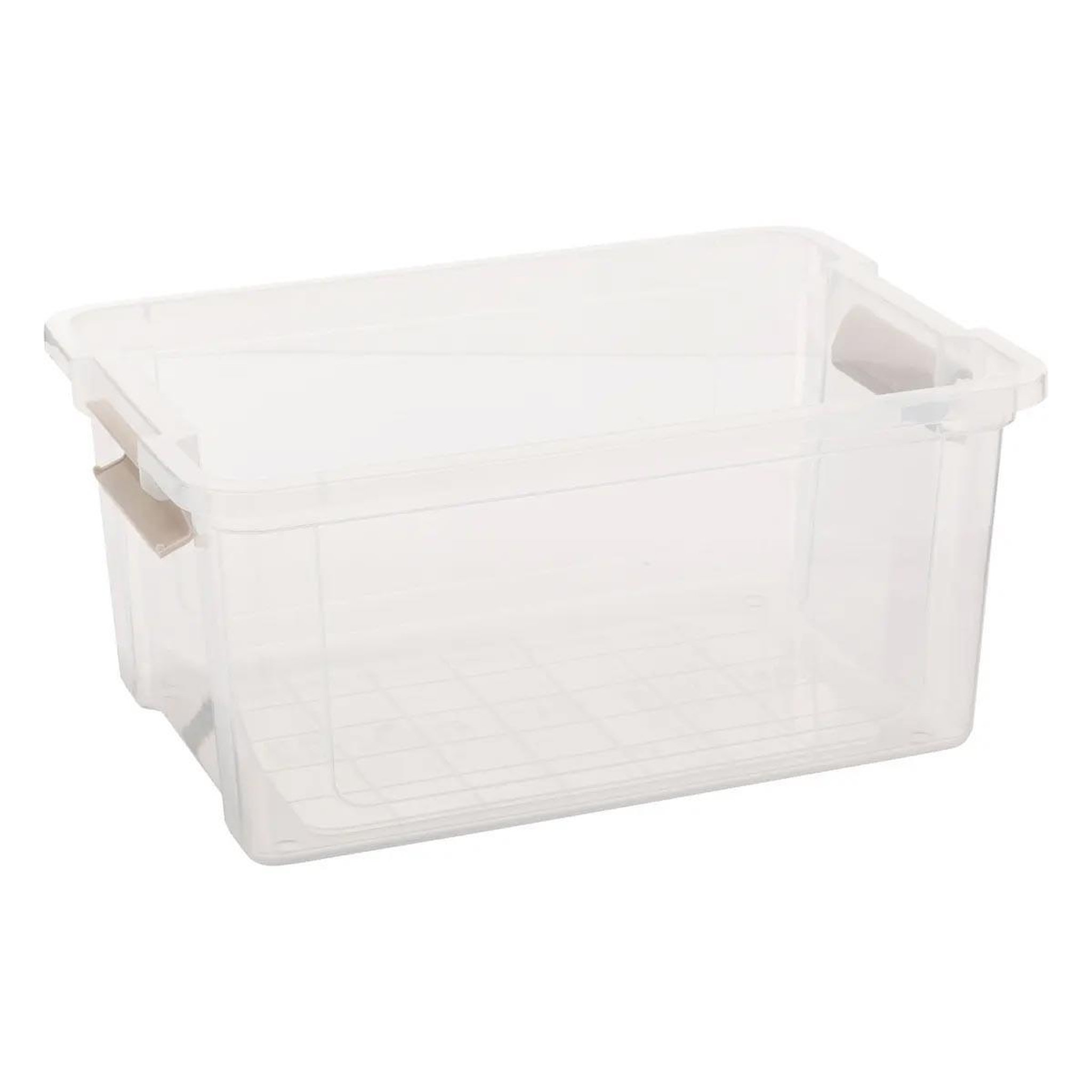 Voir la diapositive 4 : FIVE Lot de 3 boîtes de rangement  tide'n  16l transparent