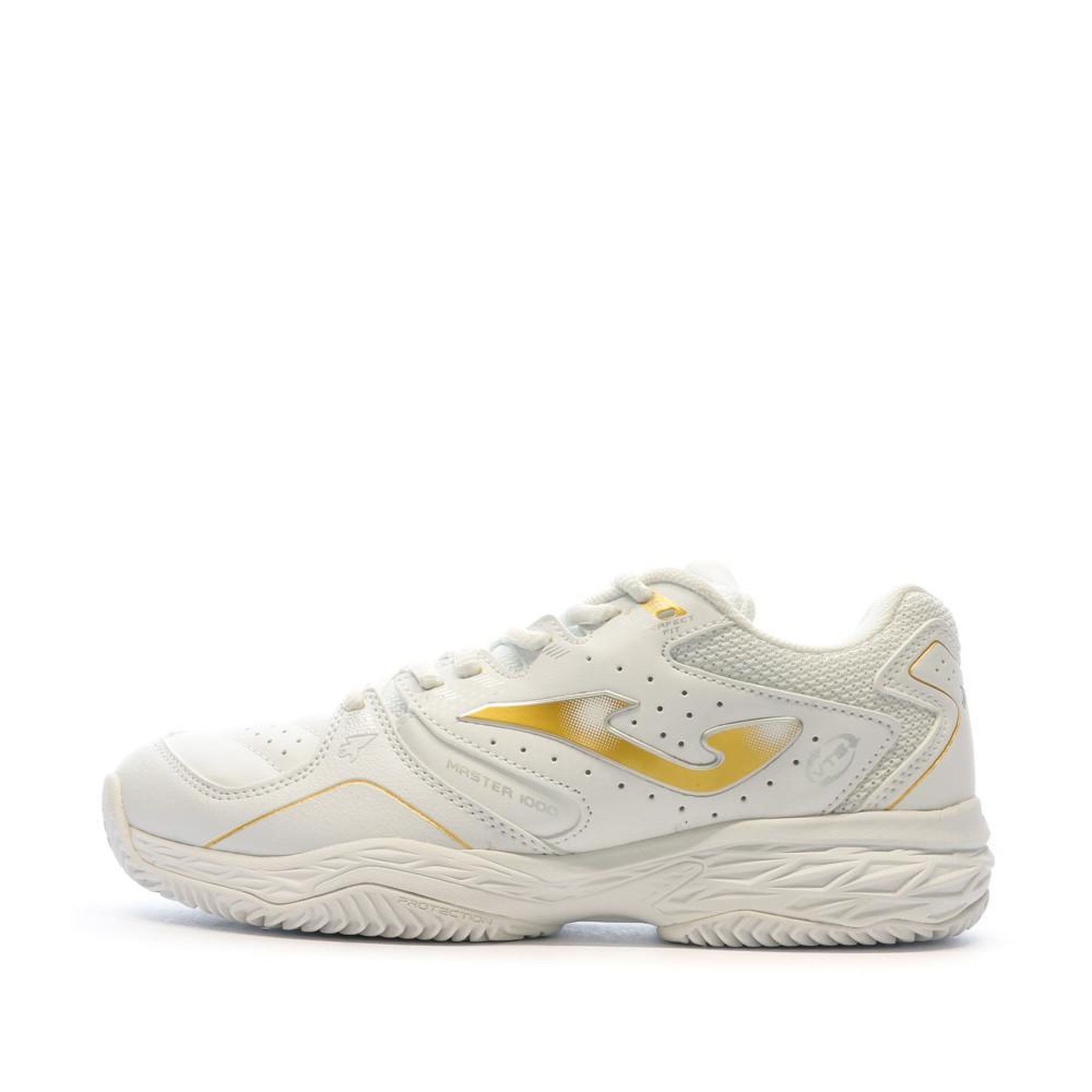 Voir la diapositive 1 : JOMA Chaussures de tennis blanches femme joma master