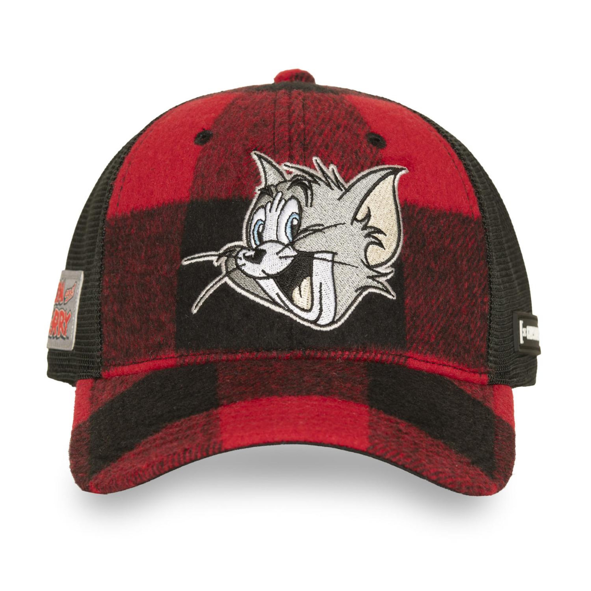 Voir la diapositive 2 : CAPSLAB Casquette baseball avec filet et patch tom & jerry tom