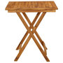 Voir la diapositive 4 : VIDAXL Ensemble a manger de jardin pliable 3 pcs Bois d'acacia solide
