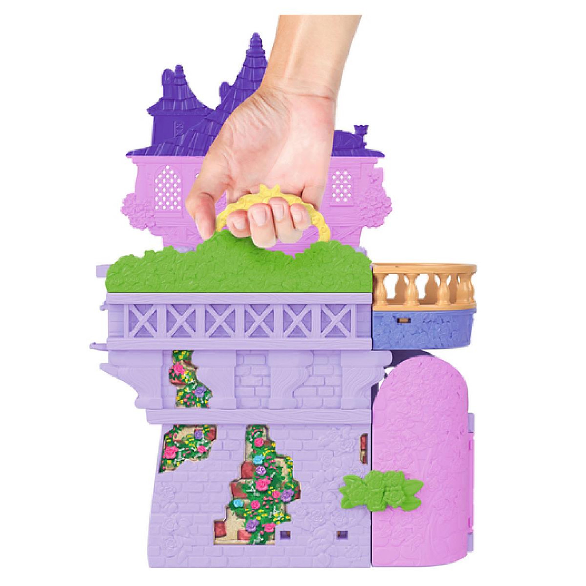 Voir la diapositive 5 : MATTEL Le chateau de Raiponce Mini Princesse