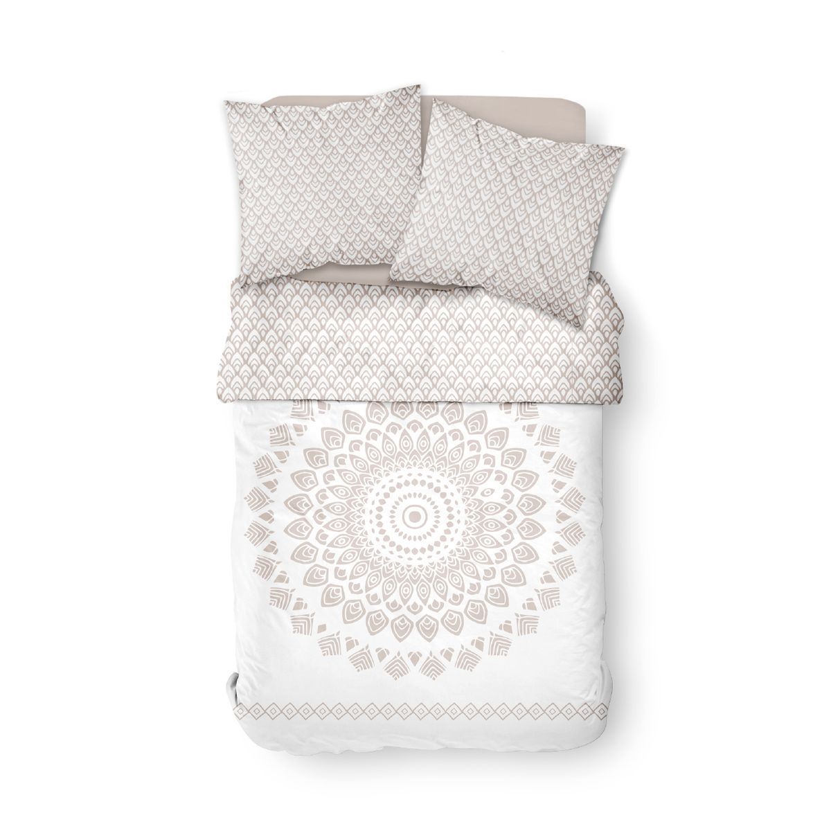 TODAY Parure housse de couette fantaisie en coton 57 fils NAMASTE