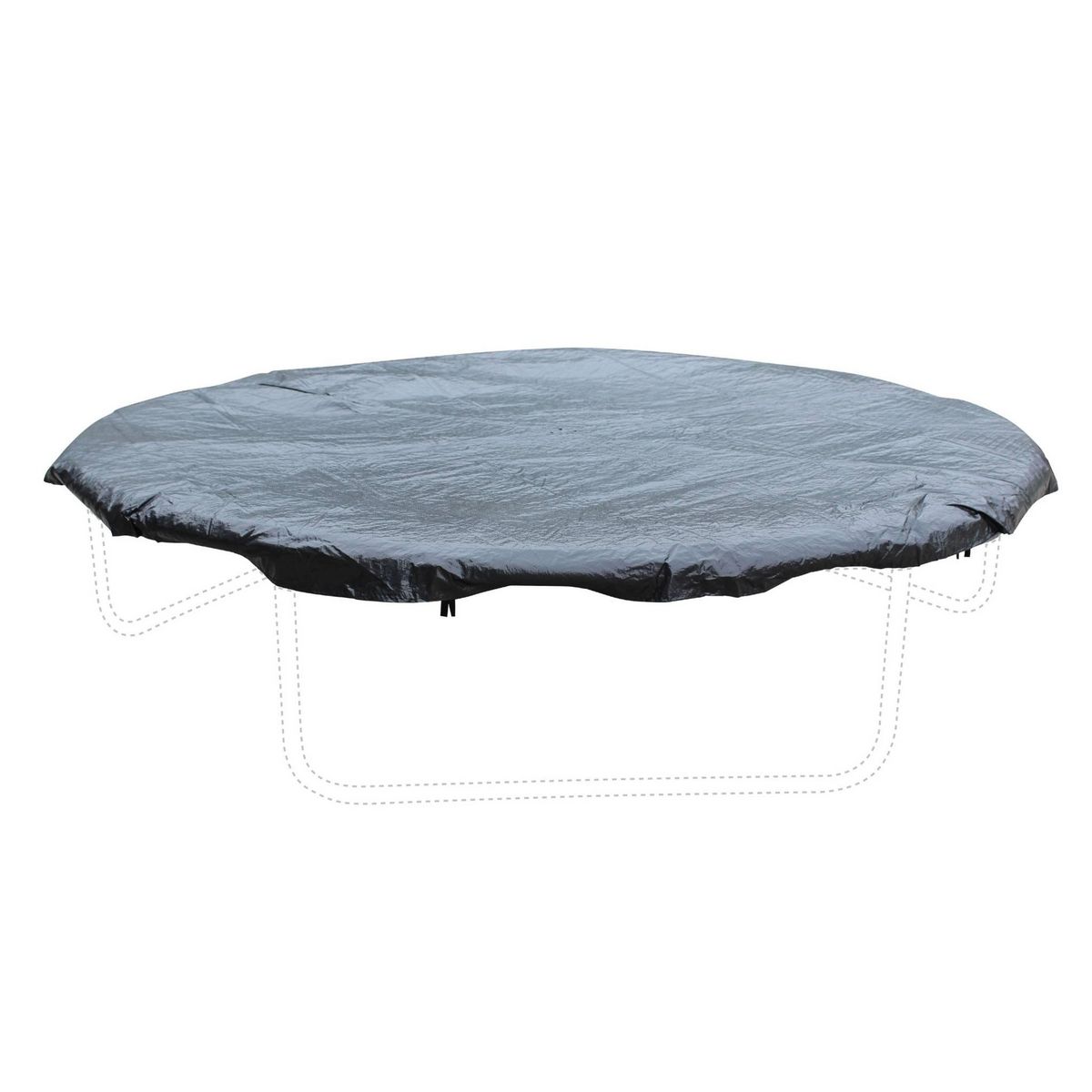 SWEEEK Bâche de protection pour trampoline de diamètre 250cm à 490cm