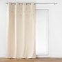 Voir la diapositive 1 : Paris Prix Rideau à Œillets Tufté  Inca  140x240cm Beige