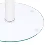 VIDAXL Table basse Transparent 40 cm Verre trempe