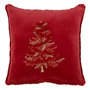 Voir la diapositive 1 : Paris Prix Coussin Déco Sapin  Ellis  45x45cm Rouge