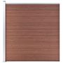 Voir la diapositive 5 : VIDAXL Cloture de jardin WPC 1737x186 cm Marron