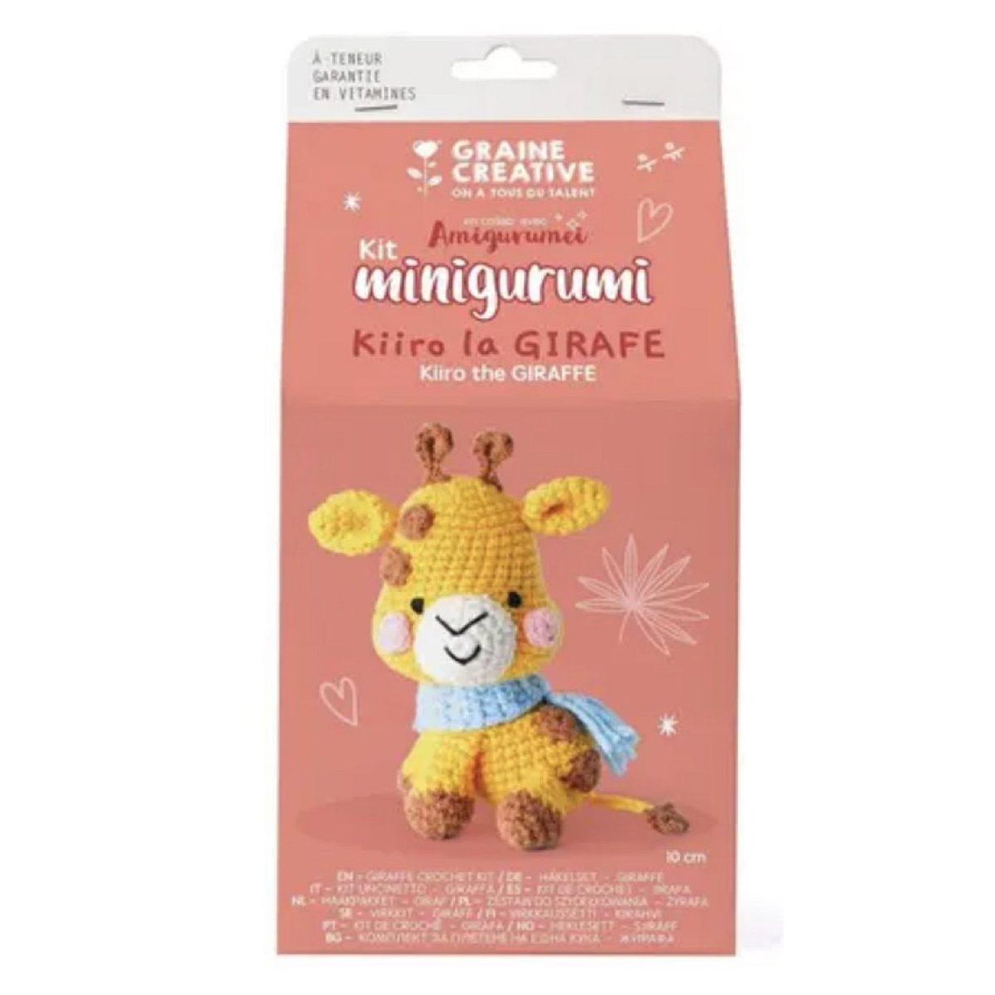 GRAINE CRÉATIVE Kit minigurumi crochet - girafe