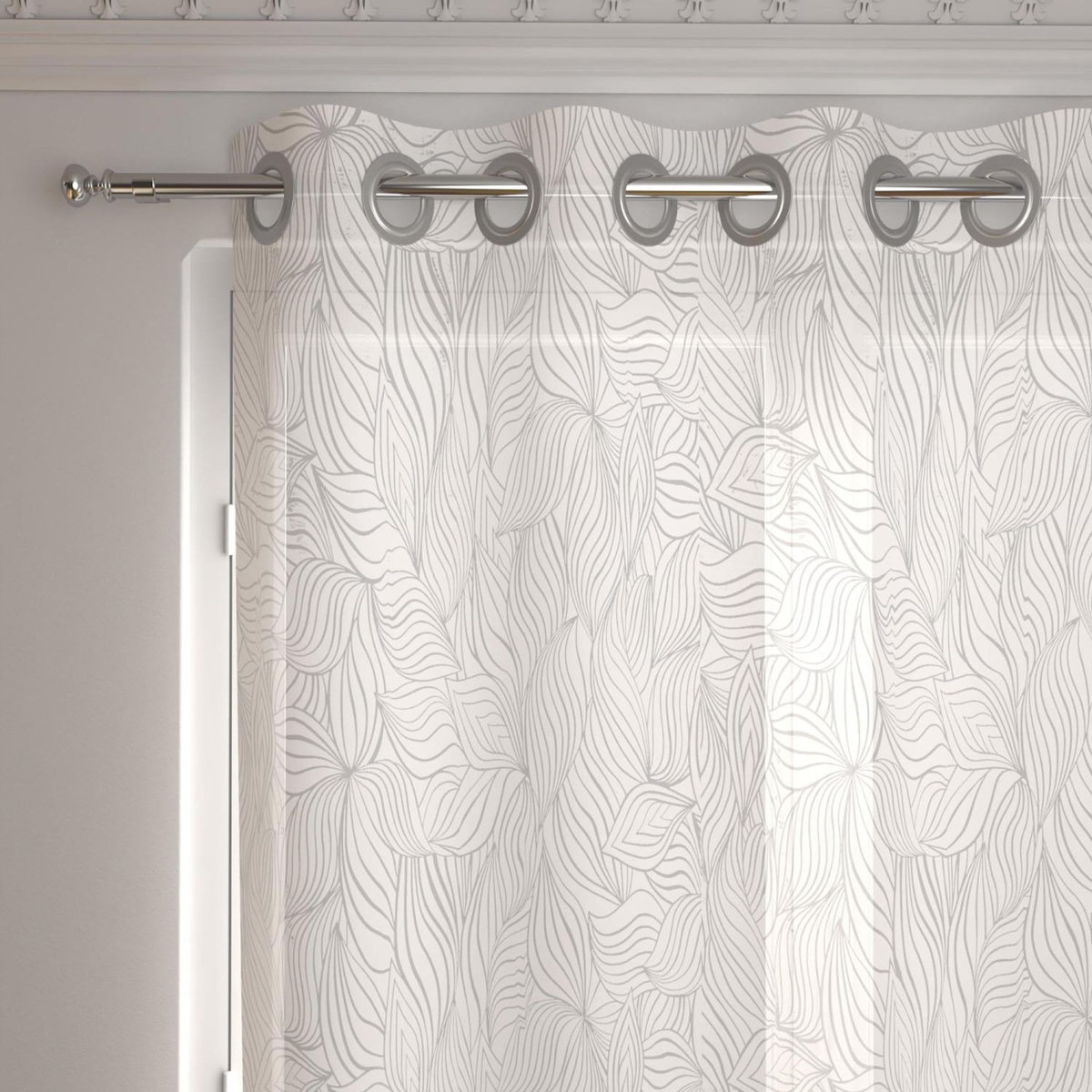 SOLEIL D'OCRE Voile à oeillets 135x250 cm LOUANE, par Soleil d'Ocre