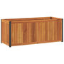 Voir la diapositive 2 : VIDAXL Jardiniere 110x45x44 cm bois massif d'acacia et acier