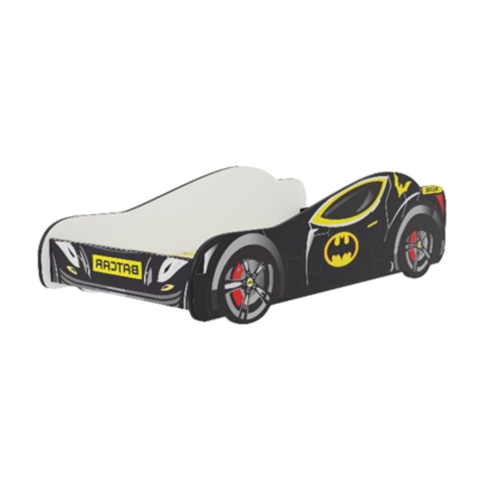 Voir la diapositive 2 : KOBI Lit simple Batmobile 140x70 noir