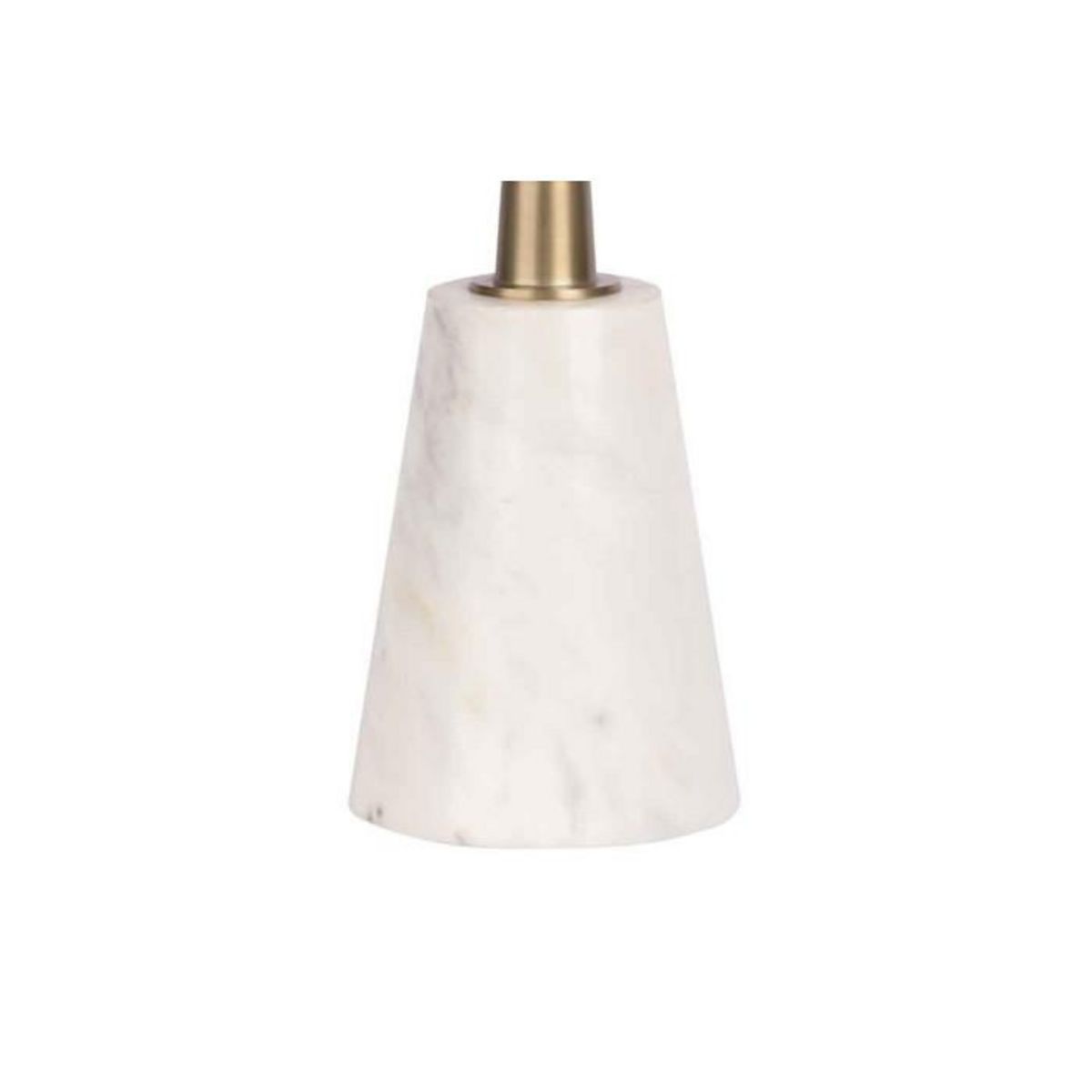 Paris Prix Table d'Appoint Design  Grant  51cm Blanc & Or