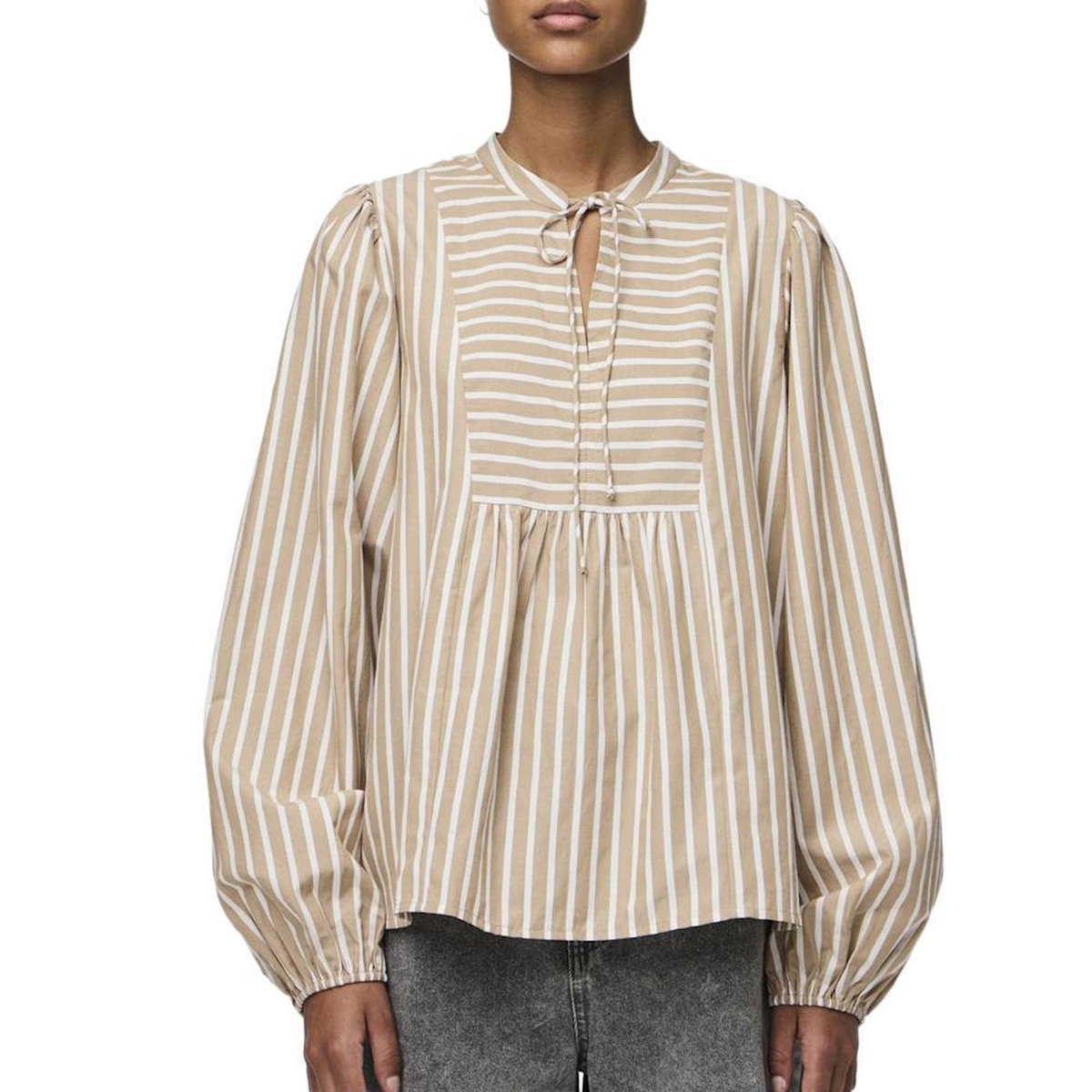 Pieces Blouse /Beige Femme Pieces  ilia